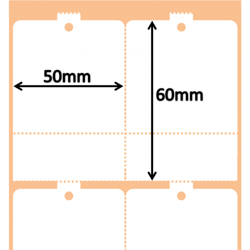 Bobina de Papel Couche - 40mm x 60mm - Caixa com 30 Unidades